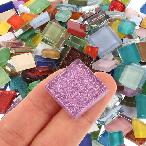 1 Bucket of Mosaic Tiles Pieces Handmade Craft Material DIY Household Mosaic - Picture 10 of 12