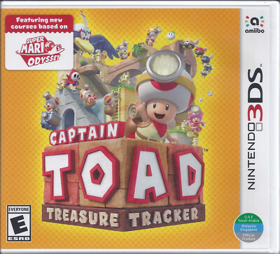 Captain Toad: Treasure Tracker - Nintendo 3DS New (Multiplayer, 2014 Puzzle)