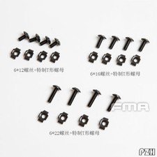 4 sets FMA Helmet Rail Helmet Strap Fixing Screws Bolts and Nuts