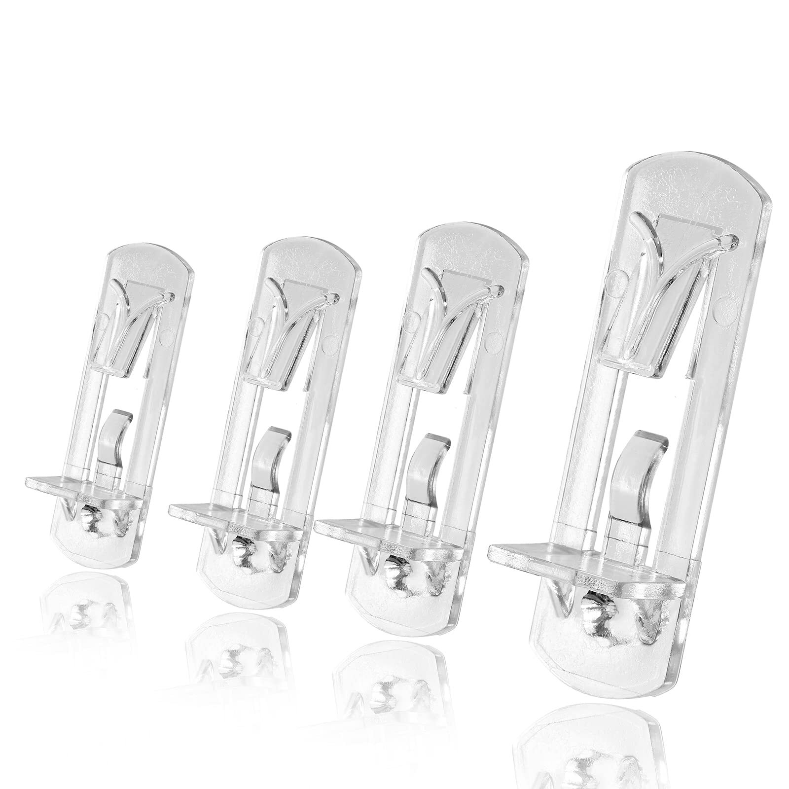 60pcs Plastic Locking Shelf Pins Cabinet Clips Holders for Adjustable Shelves-image