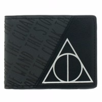 Harry Potter Deathly Hallows Officially Licensed Adult Bi-fold Wallet on sale Harry Potter Deathly Hallows Officially Licensed Adult Bi-fold Wallet on sale
