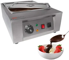 ALDkitchen Chocolate Melting Pot Manual Control 2 Tanks 8 kg of Chocolate 110V