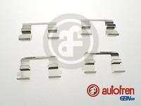 Autofren Seinsa D42792A ZubehÖRsatz, Scheibenbremsbelag Vorderachse FÜR Nissan