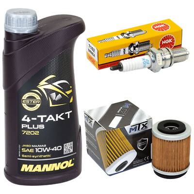 Set TAGLIANDO Yamaha Xenter 125 150 2012-2016 Öl + Kerze + Filter