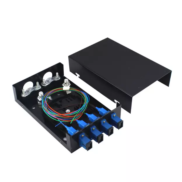 4 Port Fiber Patch Panel Desktop Pigtail Optical Fiber Terminal