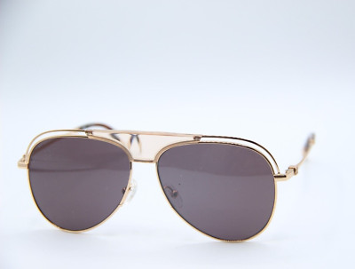 NEW ESCADA SESB75F COL. 0300 GOLD HAVANA GRADIENT AUTHENTIC SUNGLASSES 59-13