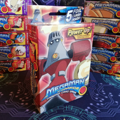 MegaMan NT Warrior TCG Power Up! Starter Deck TorchMan NEU OVP SEALED Mega Man  
