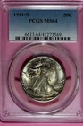 1941 - S PCGS MS64 WALKING LIBERTY HALF DOLLAR!!  #B47884