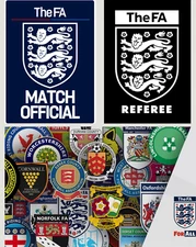 Referee Badge - The FA and County FA's - Iron On Yourself - Bestseller (2K+Sold)