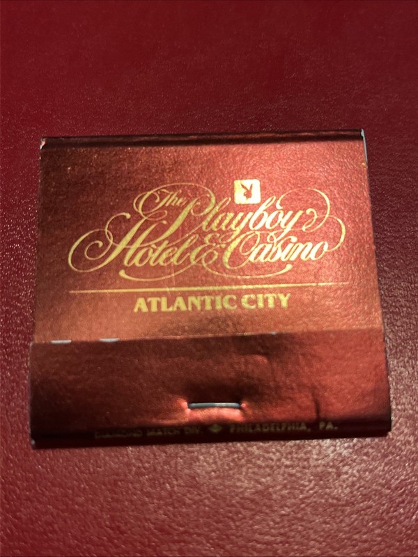 Vintage Playboy Hotel & Casino Matchbook – Atlantic City – Unused – 1970/1980’s