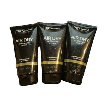 3 TRESemme Air Dry Smoothing Cream Hydrating Styling Cream Frizzy Hair 5 oz Trio