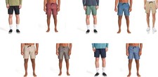 Volcom Men's Stones 18" Elastic Waist Hybrid Shorts