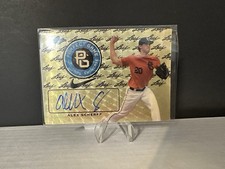 Alex Scherff Gold Etched 1/1 Blank Back Autograph 2016 Leaf Perfect Game Rookie