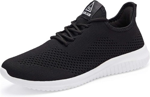 VAMJAM Men's Running Shoes Ultra Lightweight Breathable 8, Blackwhite015