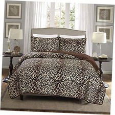 GrandLinen 3-Piece King Size Quilt Set Fine Animal Print Oversized 118" X