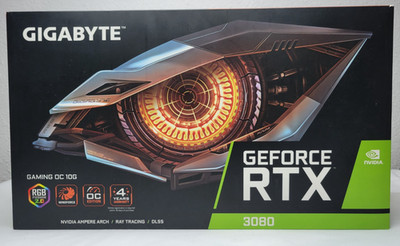 Gigabyte RTX 3080 Gaming OC 10GB GV-N3080GAMING OC-10GD Tested Upgraded Pads