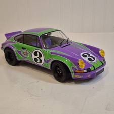 Solido 1973 Porsche 911 RSR #3 1/18 Diecast Car Purple Hippy Tribute S1801117