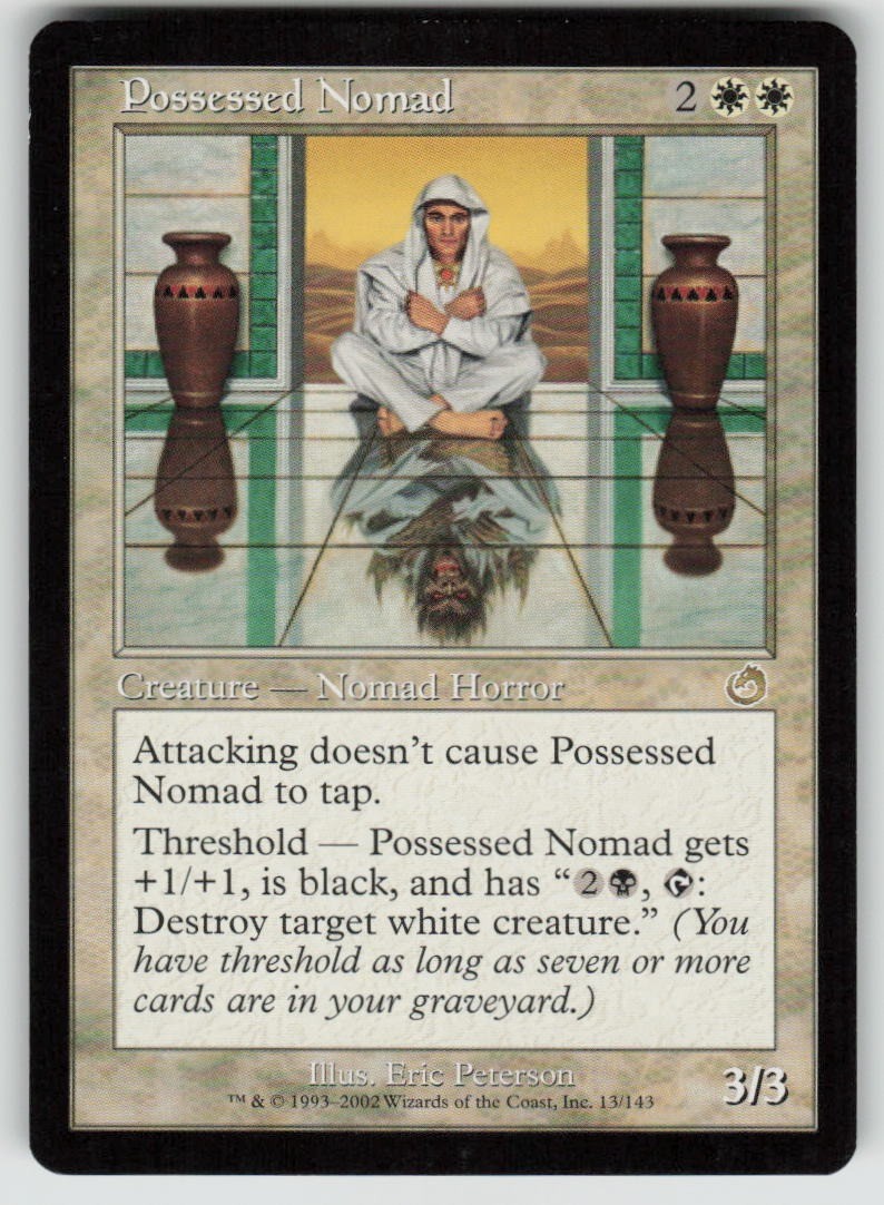 Possessed Nomad 13 Torment Magic: The Gathering TCG Heavily Played
