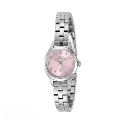 Invicta Women s Pro Diver Crestshift Quartz Watch Pink Dial Silver-Tone Bracelet