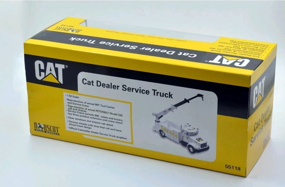 NORSCOT 1:50 Scale CAT Dealer Service Truck 55118 - Image 2 of 4