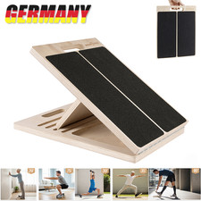 Wadendehner Schrägbrett Holz Slant Board mit 5 Winkeln Mobility Balance Board