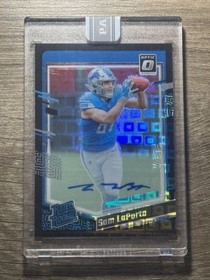 2023 Panini Donruss Optic Sam LaPorta Black Pandora Auto White Box 1/1  