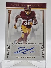 2016 Panini National Treasures #169 Su'a Cravens Gold Auto #/49