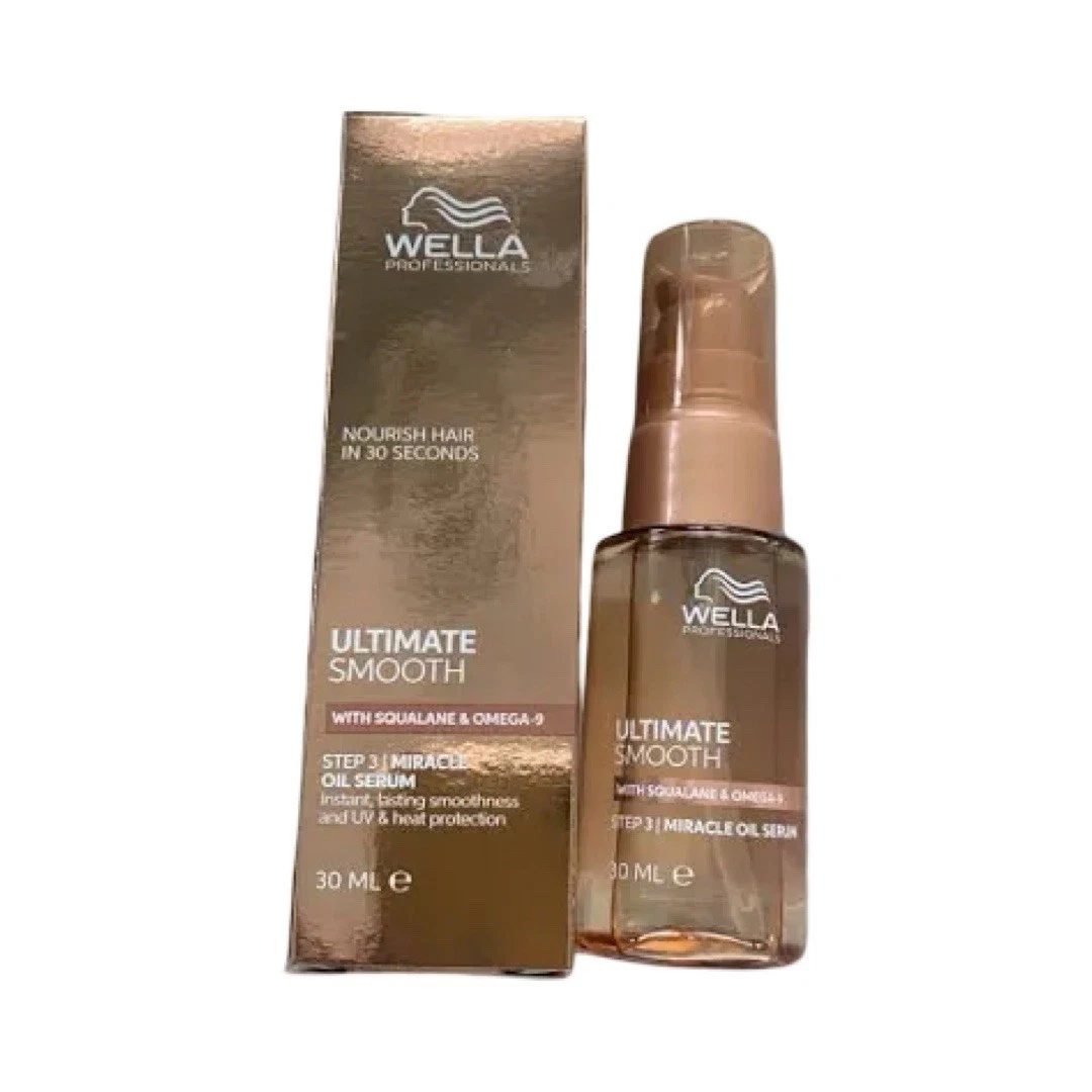 Wella Professionals Ultimate Smooth Miracle Oil Hair Serum 30ml Squalane Omega 9