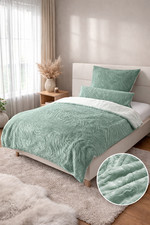 MONT CHALET Wendebettwäsche Jacquard – Kuschelig weich in Chinchilla-Optik (135x