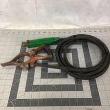 Tweco CC-800 Junior Copper Welding Grounding Clamp With Grounding Cable Lead