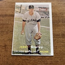 1957 Topps Baseball Card # 227 Jerry Staley