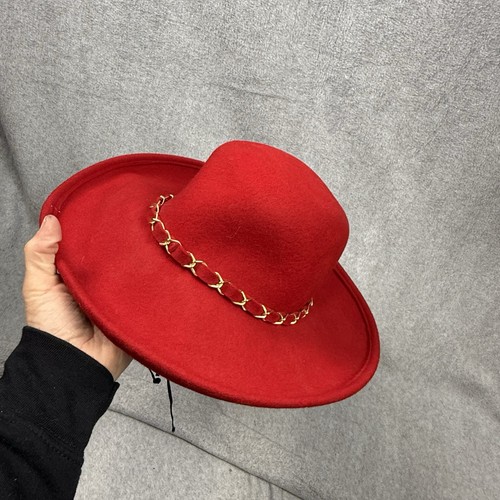Adora Wool Hat Red  Woman’s One Size