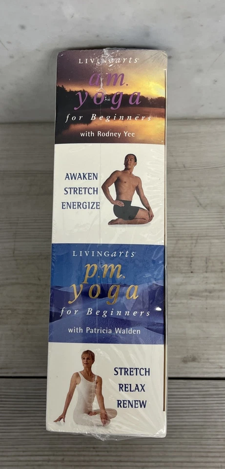 AM/PM Yoga for Beginners (VHS Tape) Box Set, New Factory Sealed - Image 3 of 4