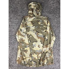KUIU Gila LS Hoodie Mens Medium Valo Camo Sun Shirt UPF 50 Hunting Fishing