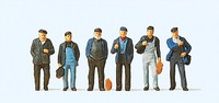 Preiser 10350 H0 Industrie- Und Hafenarbeiter 6 Figuren Neu Ovp+