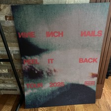 Nine Inch Nails NIN Peel It Back Tour Poster 2025 Tear Away Official Limited EDT