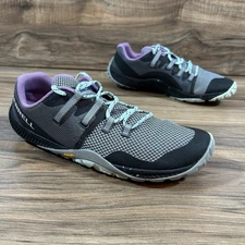Merrell Trail Glove 6 Womens 9.5 |Black/Gray| Trail Running Hiking Shoe