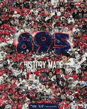 Alex Ovechkin Passes Gretzkys Goal Record 895 Washington Capitals 8x10 NHL Photo