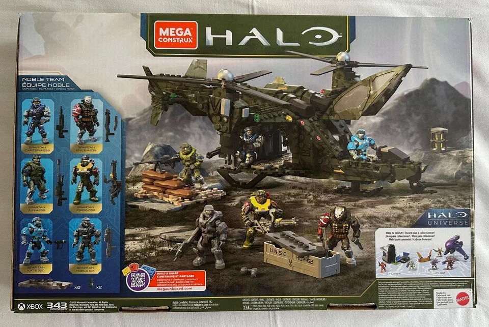 2023 MEGA Halo Universe HDP62 UNSC Falcon Sweep BNIB Sealed - Image 2 of 4
