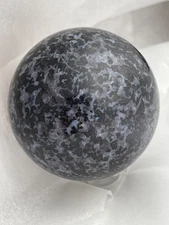 67mm 519g Indigo Gabbro Sphere Mystic Merlinite Sphere CHRISTMAS GIFT
