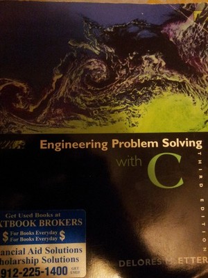 Engineering Problem Solving with C (3rd Edition) - paperback Etter, Delores ...