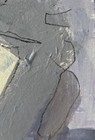 Original Painting Signed Fine Art Abstract Minimalist Acrylic and Charcoal Paper — photo 3