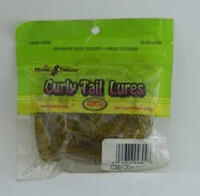 Mister Twister MTSF20-11BKS 3" Twister Meeny Grub Pumpkin Pepper 20CT