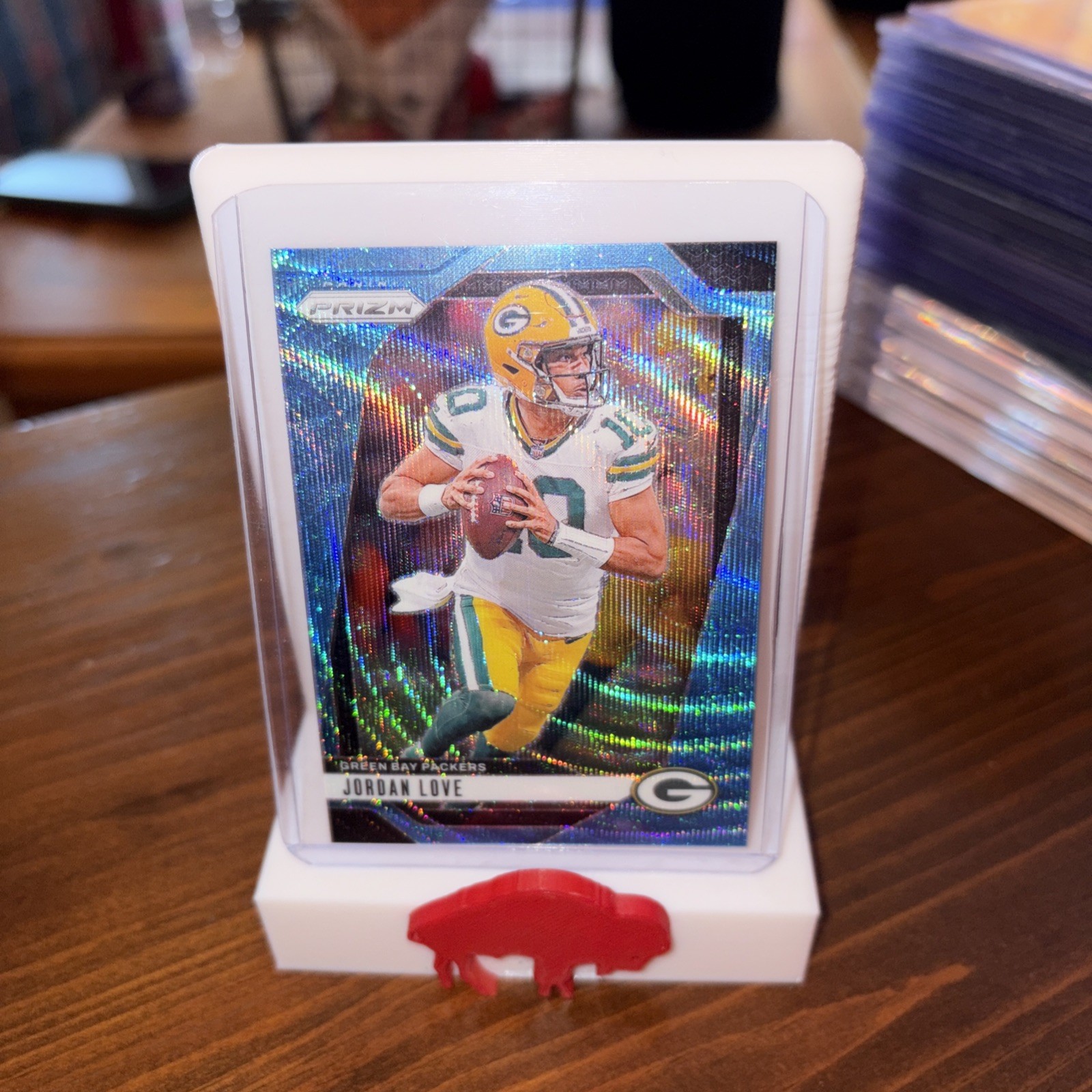 2024 Panini Prizm - Jordan Love #101 Blue Wave Prizm /230