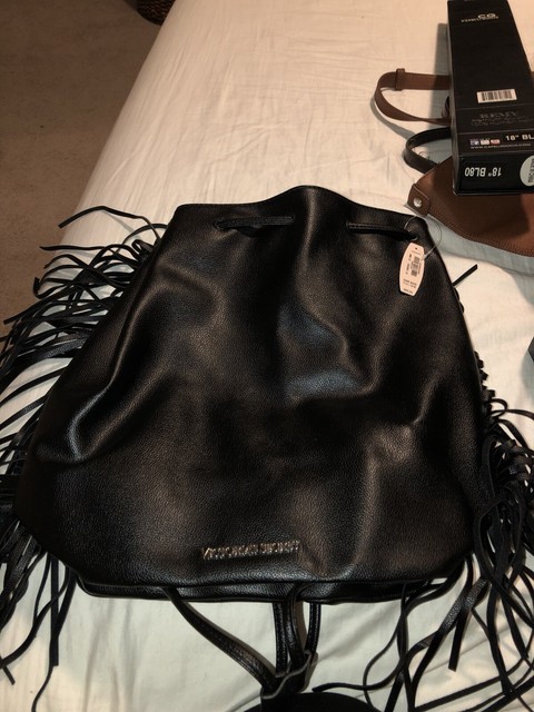 black victorias secret backpack