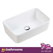 Rectangle Countertop Handwash Basin | Small Ceramic Hand Wash Basin W30cm