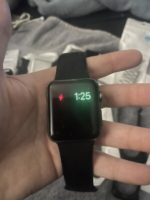 apple watch series 3 42mm gps only Please Space Grey Read description