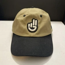 Jeep  Snap Back Baseball Hat /Cap Khaki And Black Twill NWT by FCA