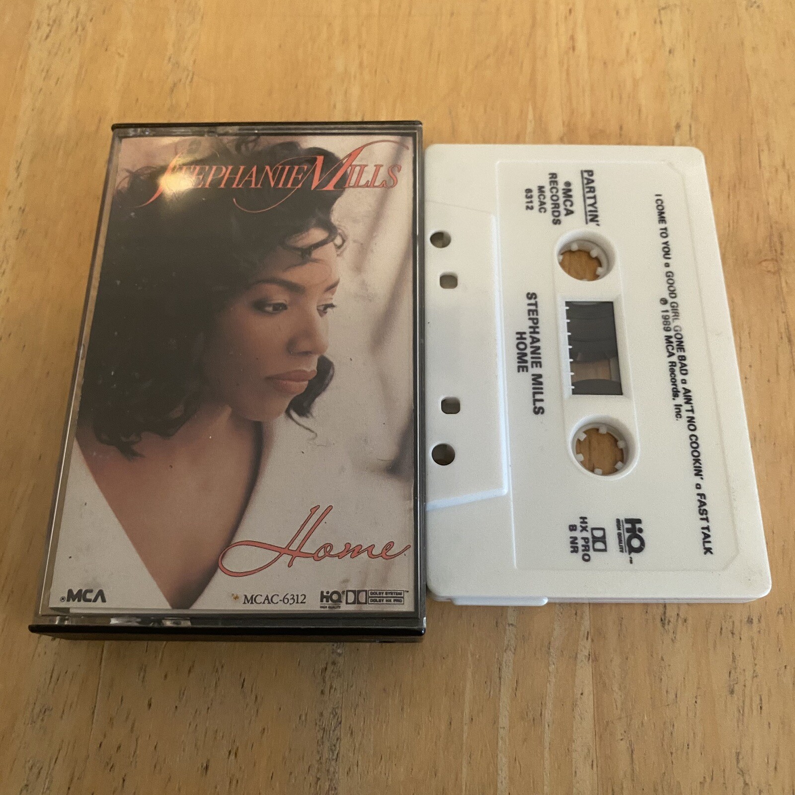 1989 STEPHANIE MILLS Home Cassette Tape Rare USA Import