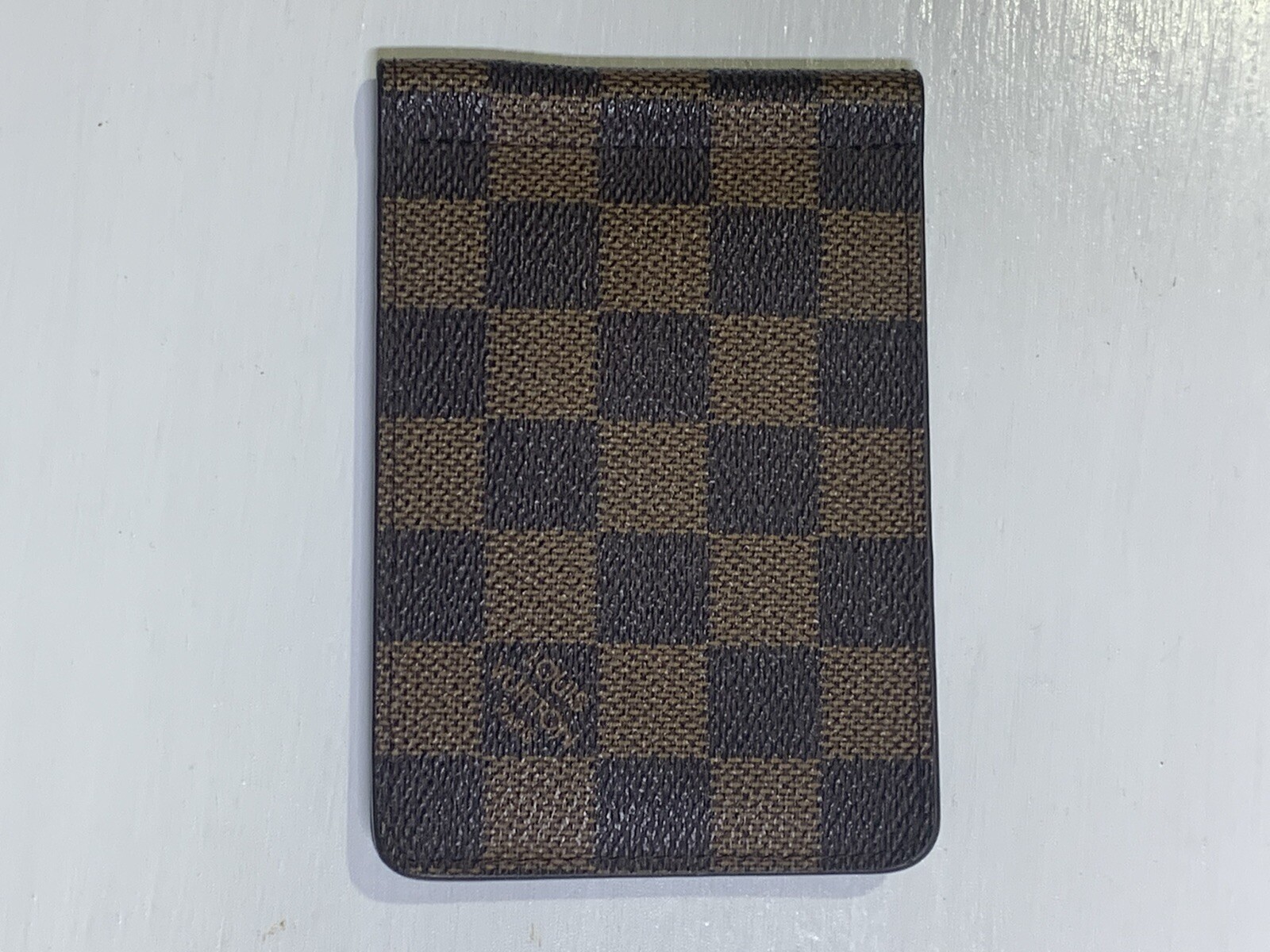 Men’s Louis Vuitton Bifold Wallet Card Holder Leather Brown - Used